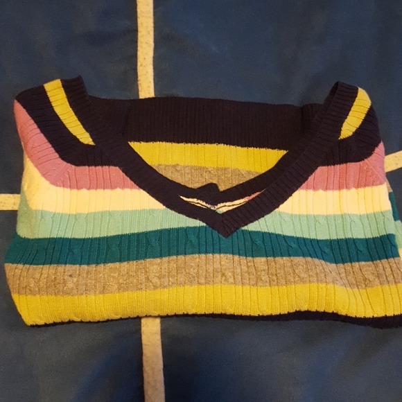 Nwot Pout Stripped Sweater XL - Picture 4 of 4